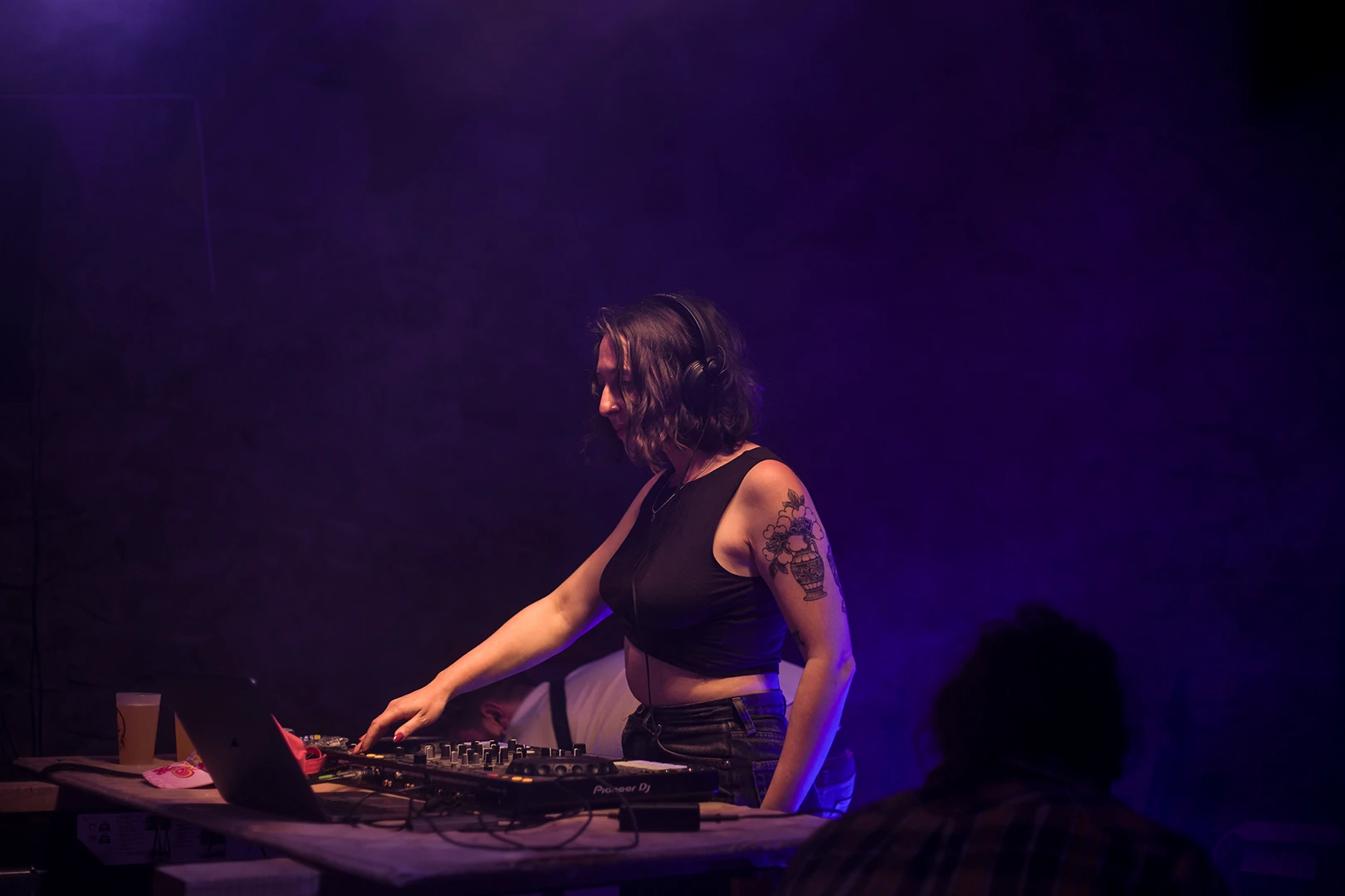concert à un festival en Ardèche